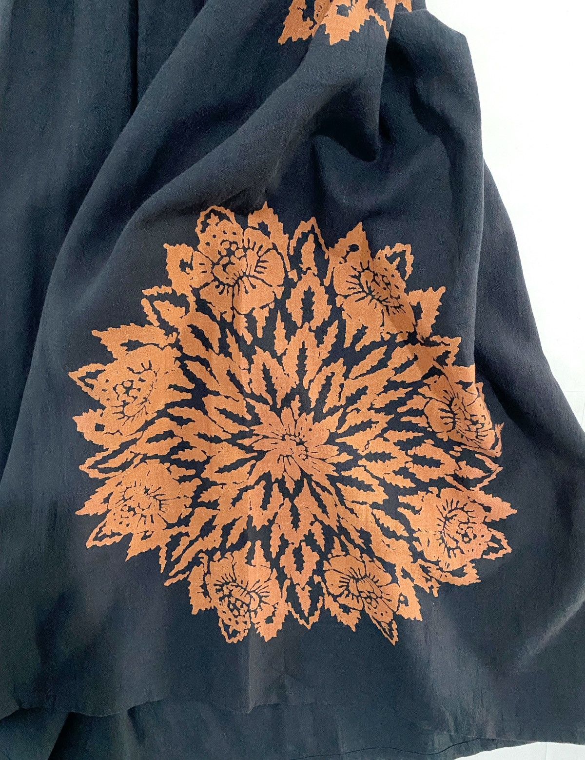Vintage × Y's × Yohji Yamamoto Vintage Wise Y's Yohji Yamamoto Flower Print Skirt Size 24" / US 00 / IT 34 - 14 Thumbnail