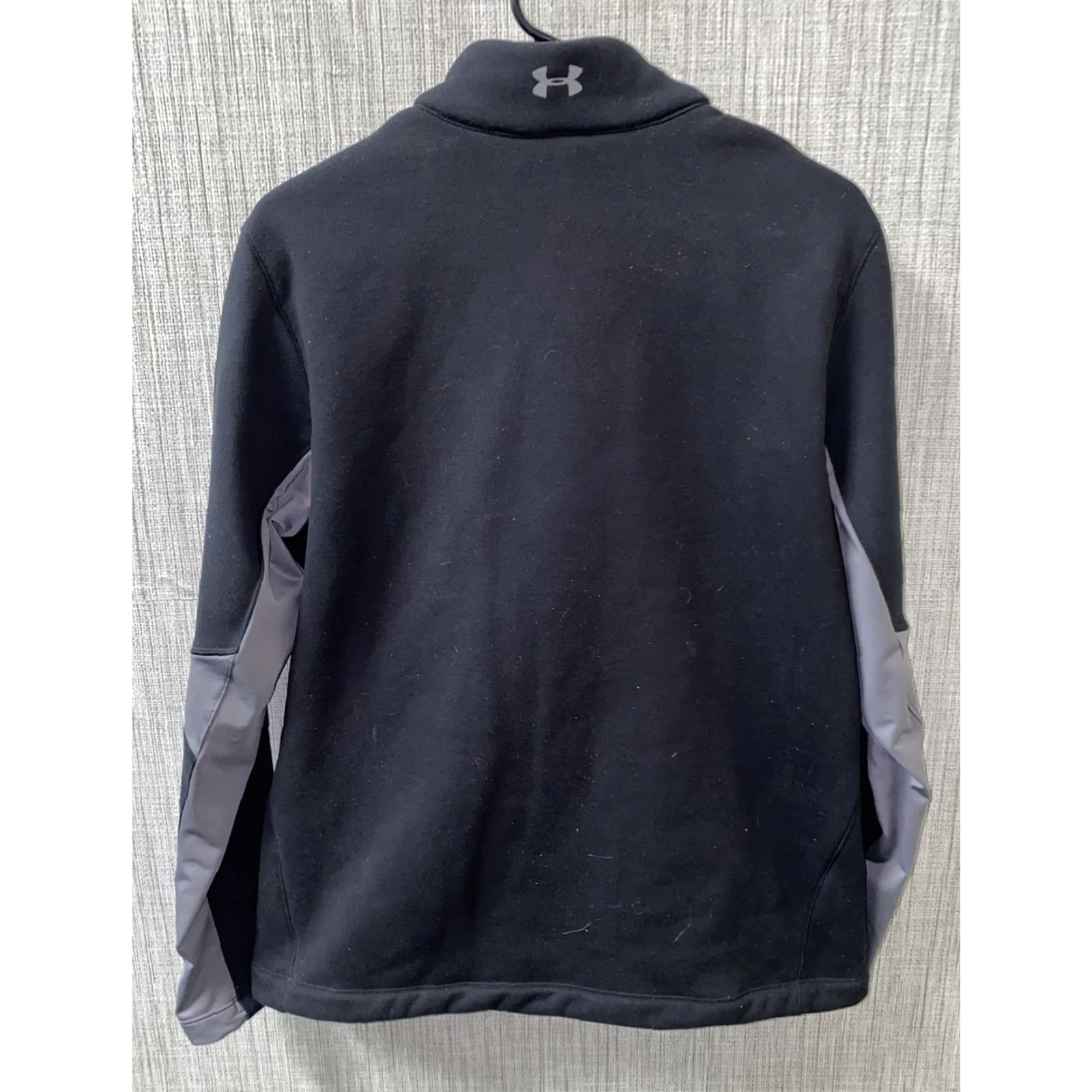 Under Armour Under Armour Jacket Women 1/2 Zip Black Fleece Lined Size L Regular Fall Winter Pullover 22 In Armpit Size L / US 10 / IT 46 - 4 Thumbnail