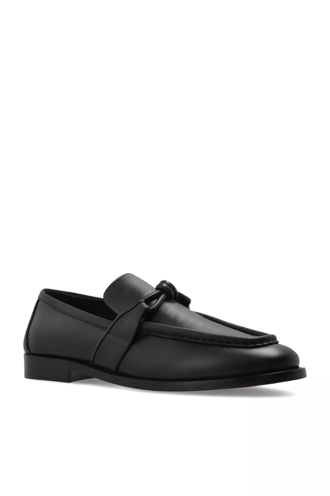 BOTTEGA VENETA Astaire Men's Black Leather Loafers New