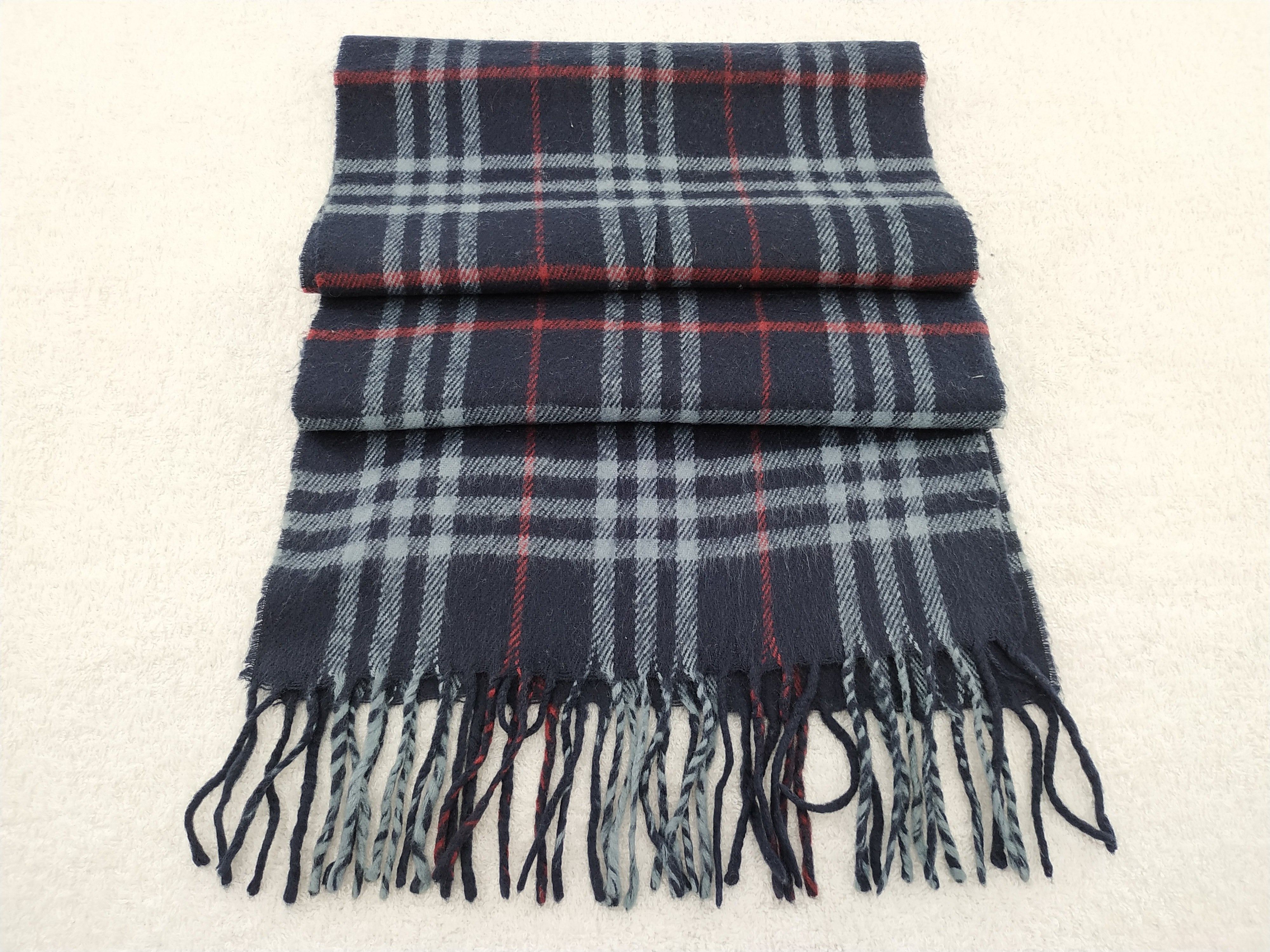 Burberry × Vintage Burberry Scarf / Muffler / Neckwear - WW219 Size ONE SIZE - 5 Thumbnail