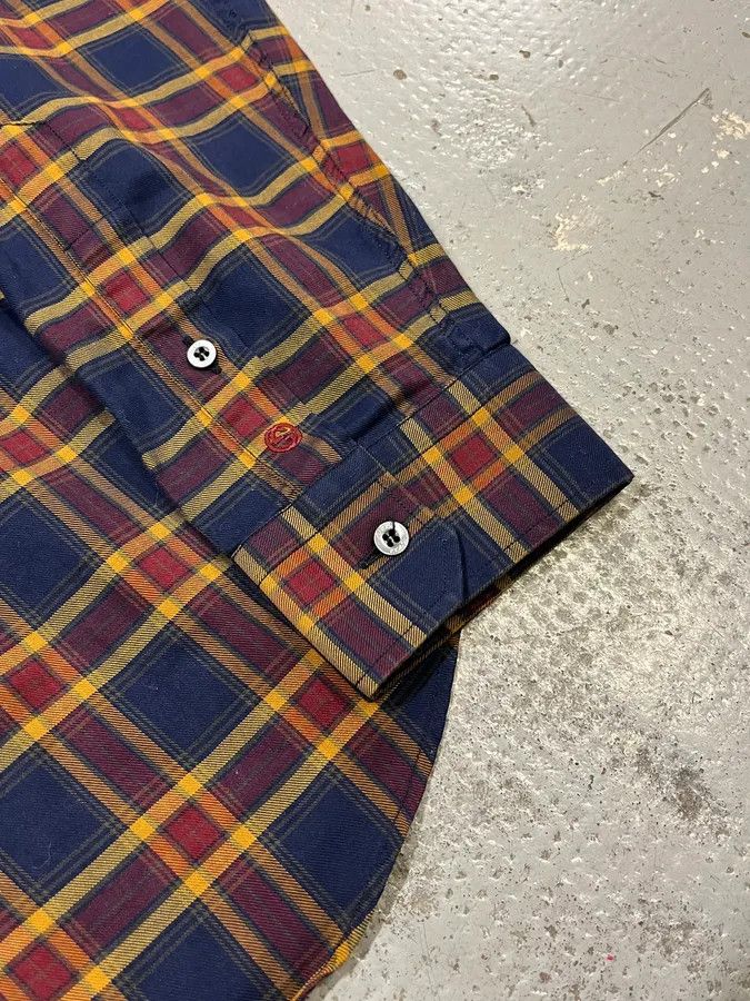 Gucci Gucci Checkered Bordeaux & Navy Shirt Size US S / EU 44-46 / 1 - 7 Thumbnail