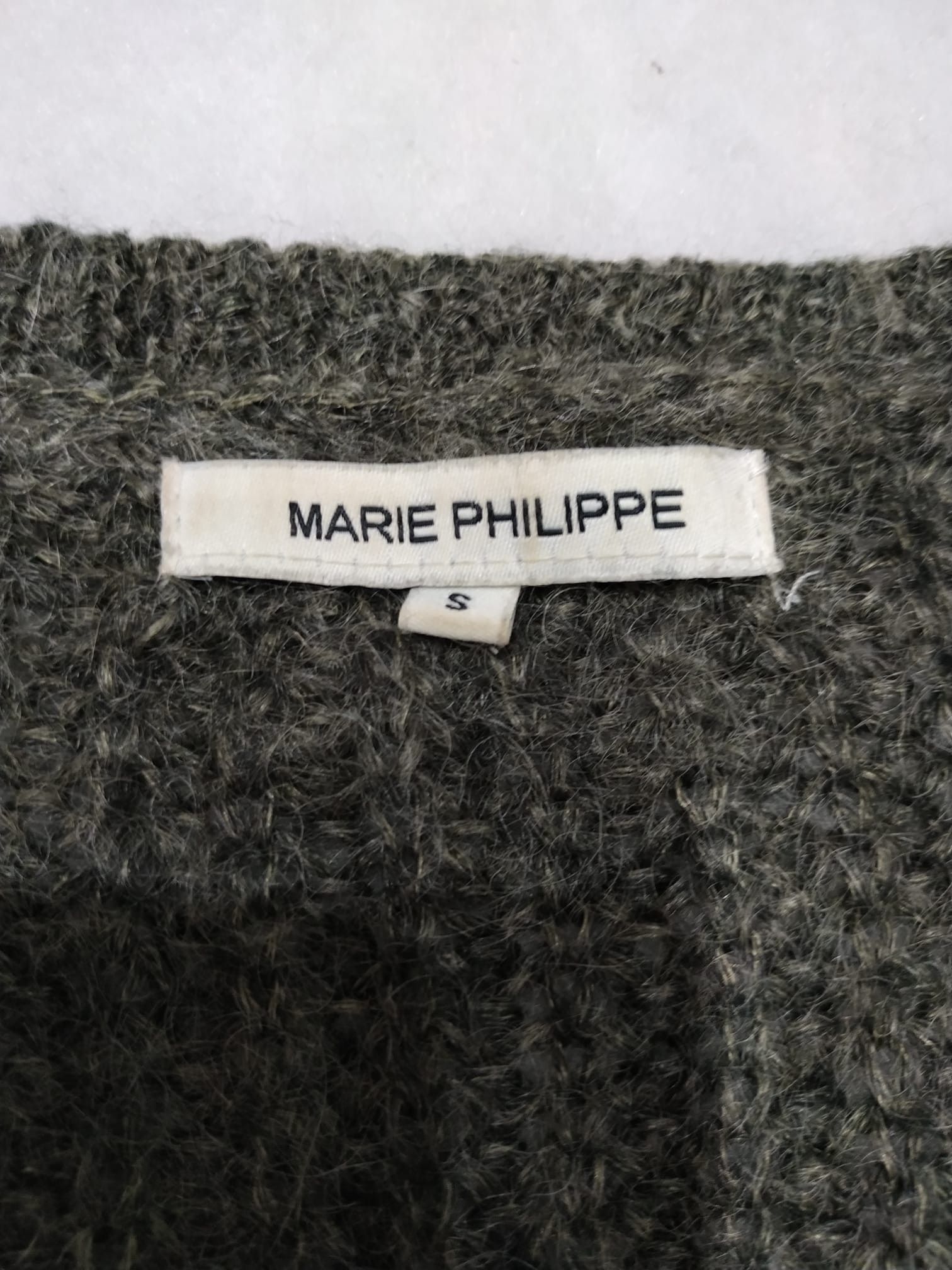 Other Marie Philippe oversize wool mohair cardigan S khaki green Size S / US 4 / IT 40 - 2 Thumbnail