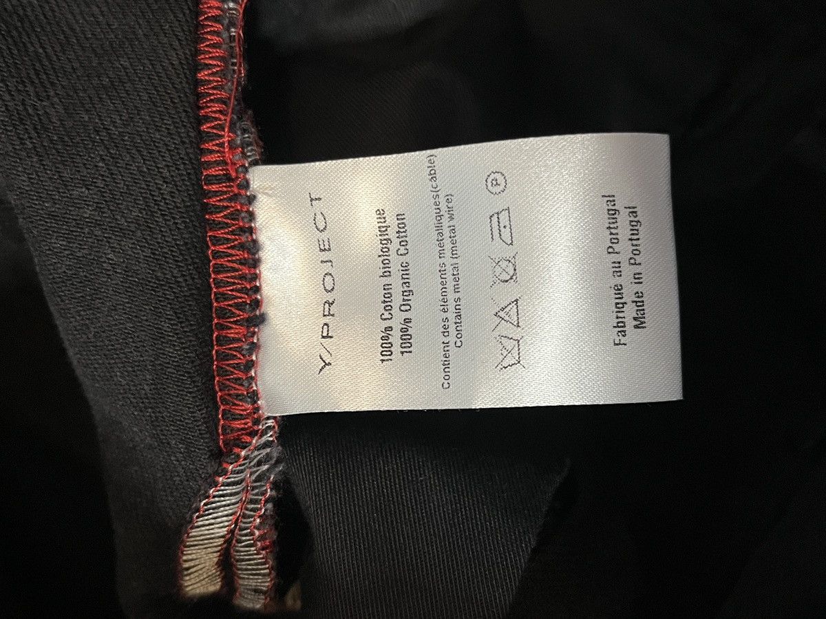 Y/Project y/project wide leg wire jeans in evergreen black Size 25" / US 0 / IT 36 - 14 Thumbnail