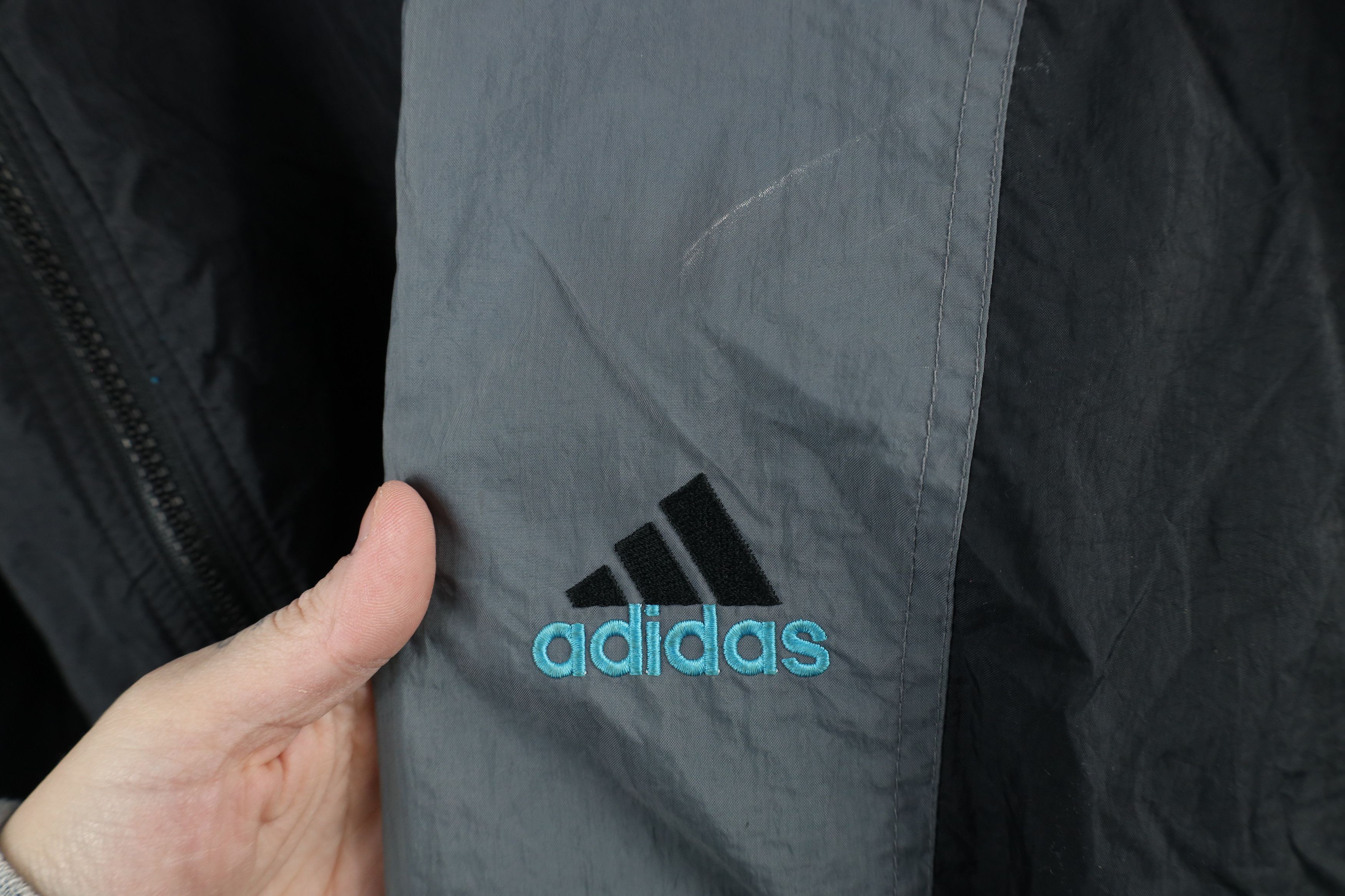 Adidas × Vintage Vintage 90s Adidas Reversible Full Zip Bomber Jacket Size US M / EU 48-50 / 2 - 4 Thumbnail