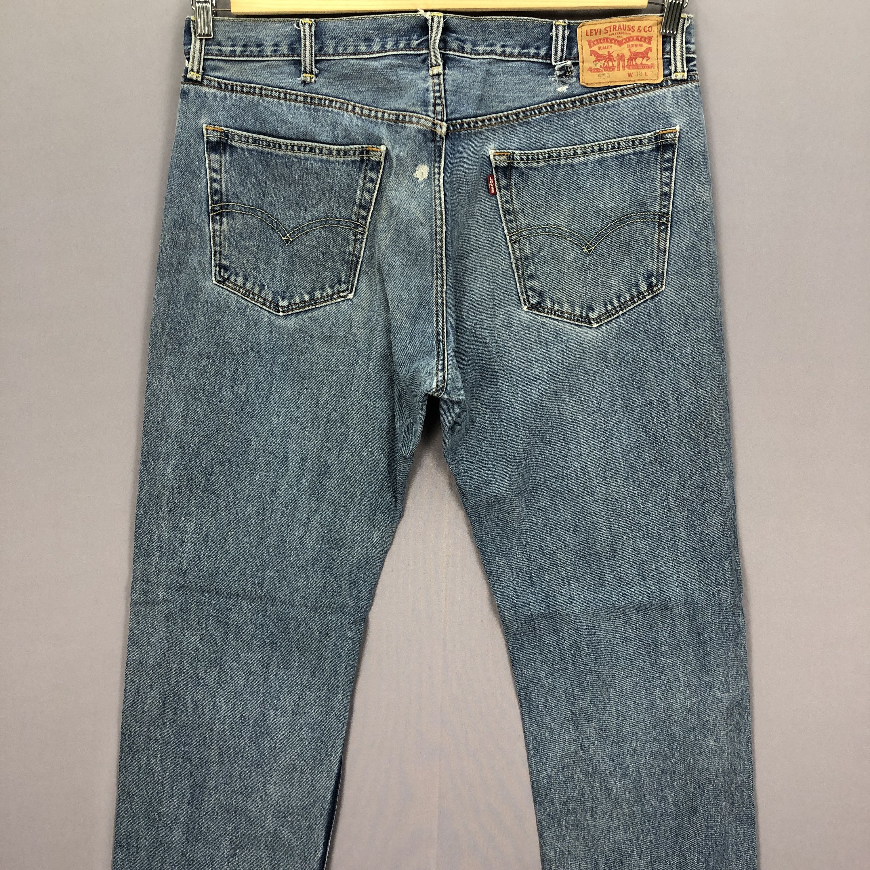 Levi's Vintage Levis 559 Baggy Jeans Levi's Faded Light Wash Denim Size US 38 / EU 54 - 4 Thumbnail