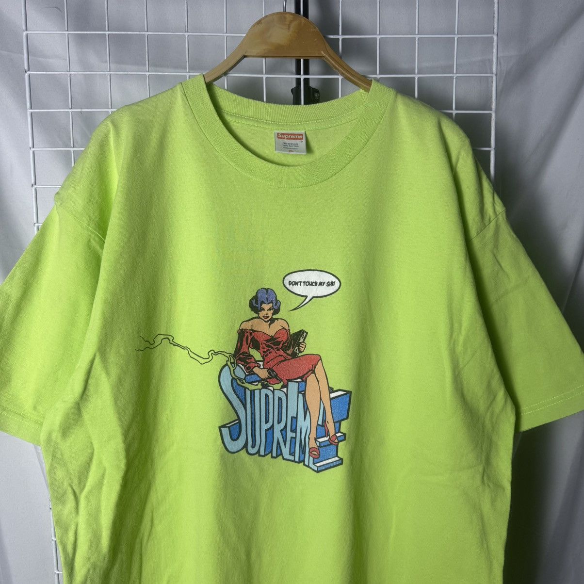 Vintage Supreme Don’t Touch My Shit Ss08 Size US XL / EU 56 / 4 - 2 Thumbnail