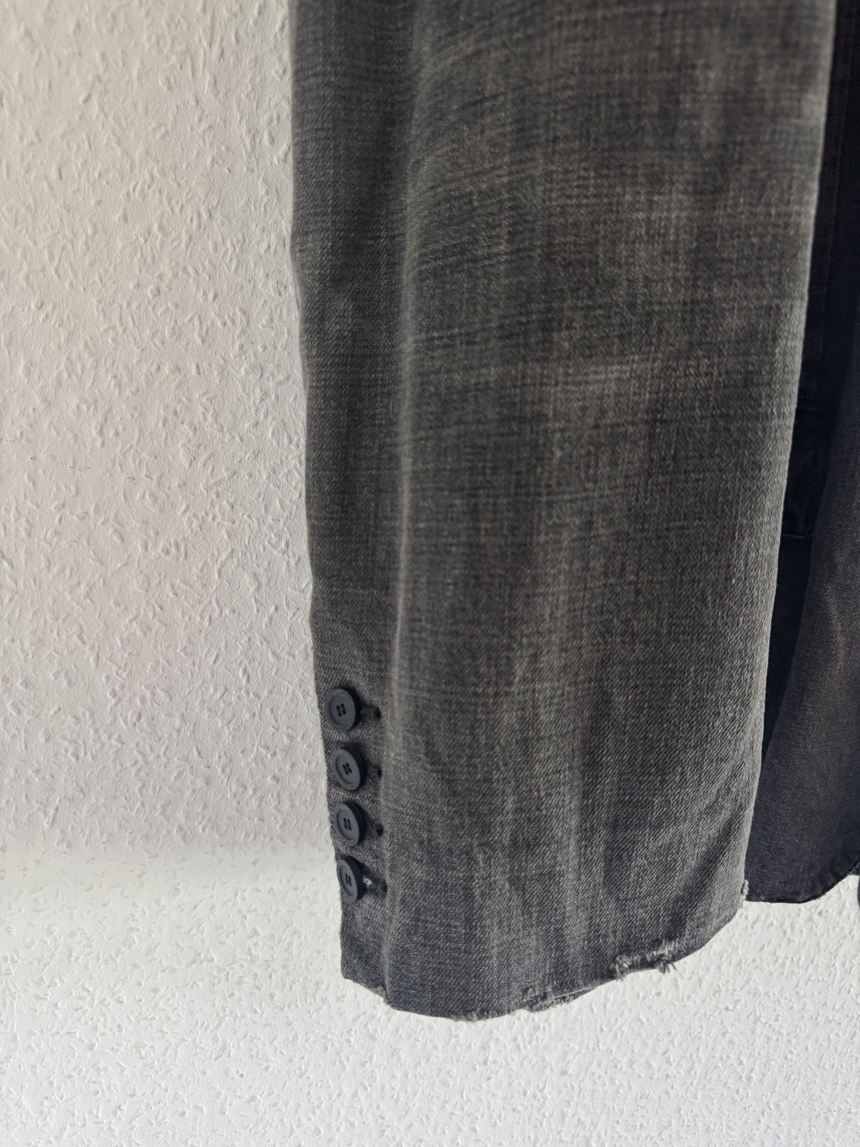 Balenciaga Washed Denim Blazer Size US L / EU 52-54 / 3 - 6 Thumbnail