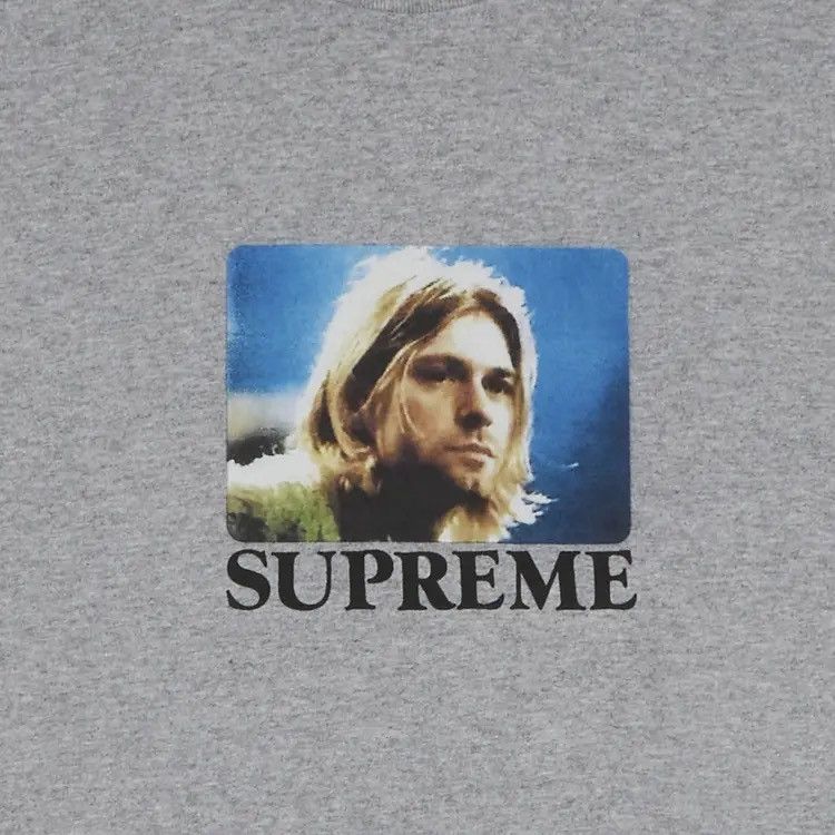 Supreme Supreme Kurt Cobain Tee 'Heather Grey' Size US M / EU 48-50 / 2 - 2 Thumbnail
