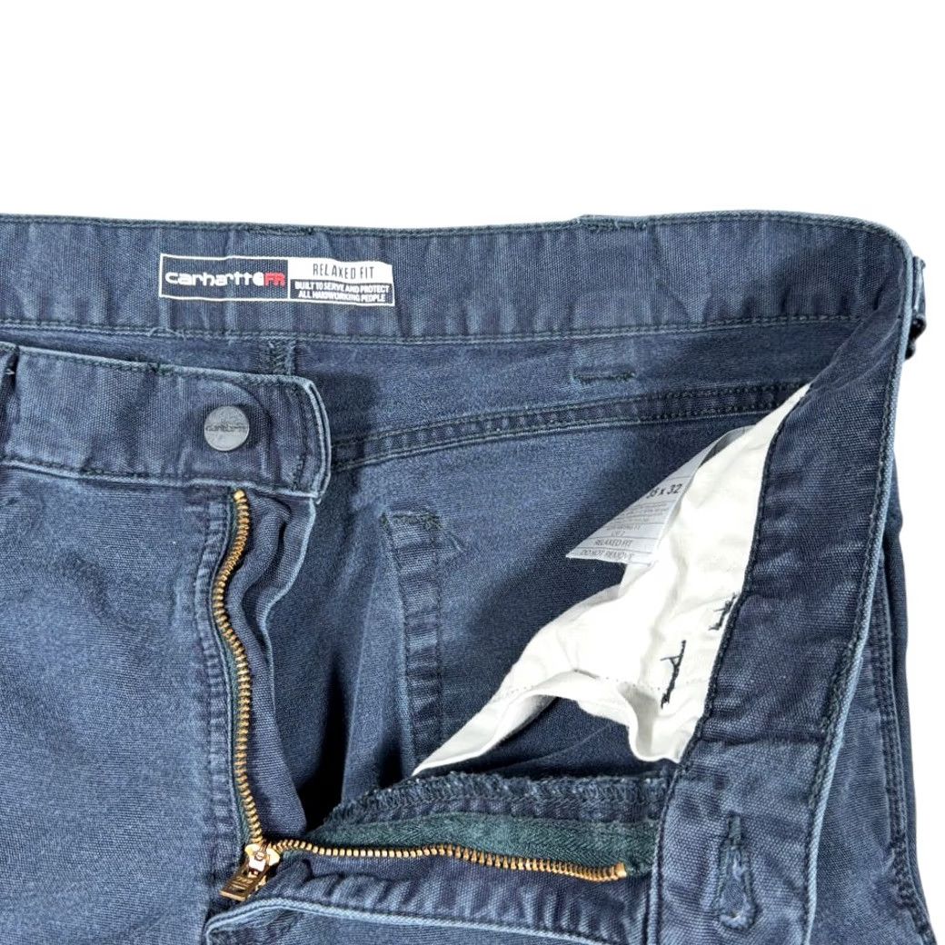Carhartt Carhartt Pants Mens 34x31 Blue Relaxed Fit FR Utility Workwear Cargo Size US 34 / EU 50 - 4 Thumbnail