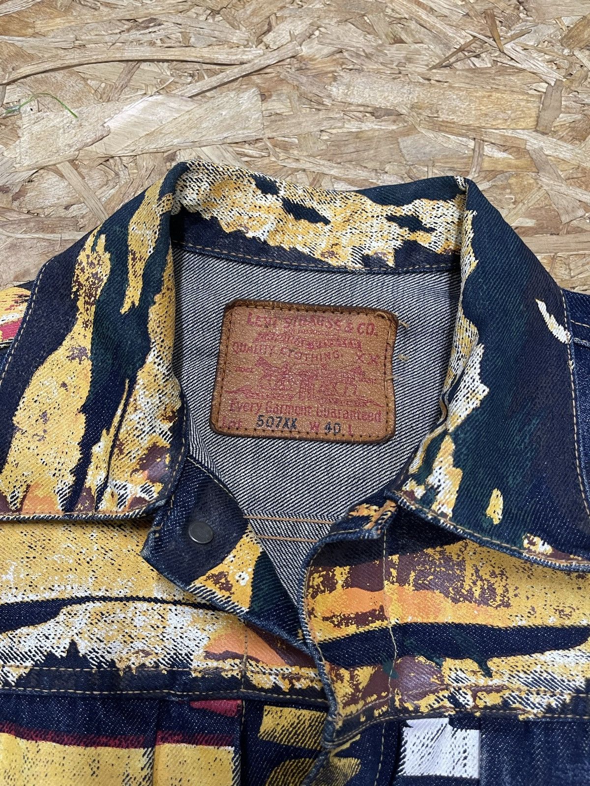 Levi's Vintage Clothing × Vintage RARE VINTAGE LEVIS 507XX BIG E JACKET Size US L / EU 52-54 / 3 - 9 Thumbnail
