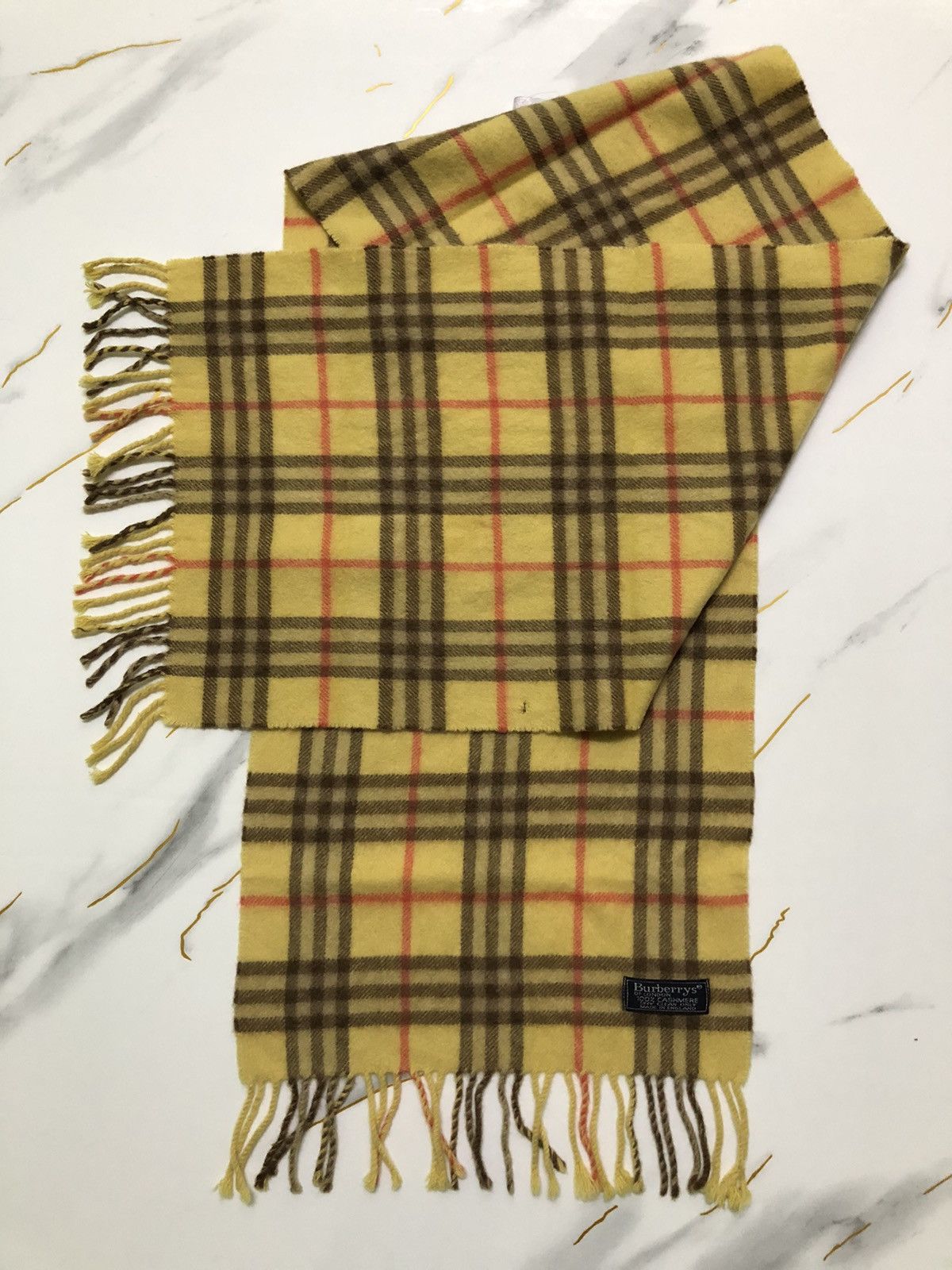 Burberry Vintage Burberry Muffler Scarf Size ONE SIZE - 1 Thumbnail
