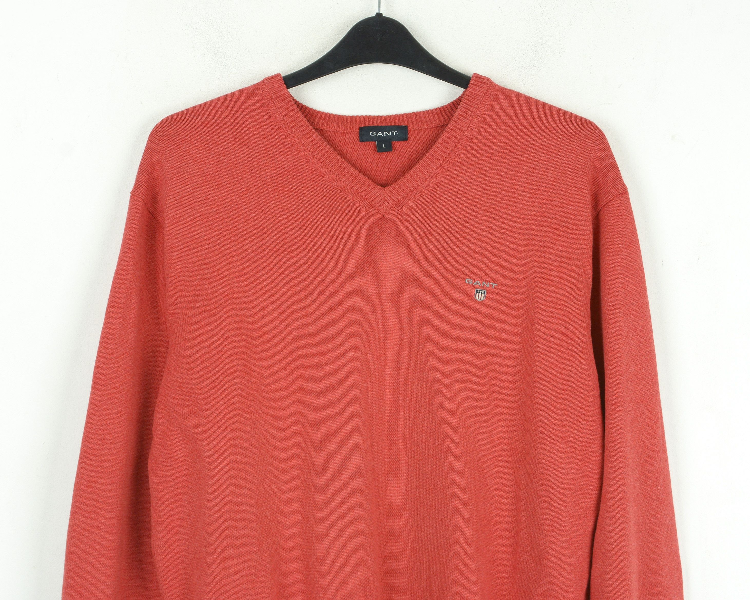 Gant GANT Jumper Pullover Sweater Knitted Casual V neck Smart Size US L / EU 52-54 / 3 - 2 Thumbnail