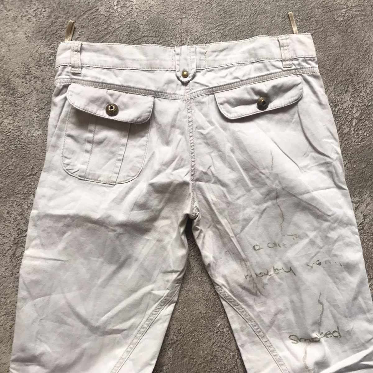 Vintage Vintage 90s Japanese Baggy Cargo Pants Skater Grunge Logo 28 Size 28" / US 6 / IT 42 - 8 Thumbnail