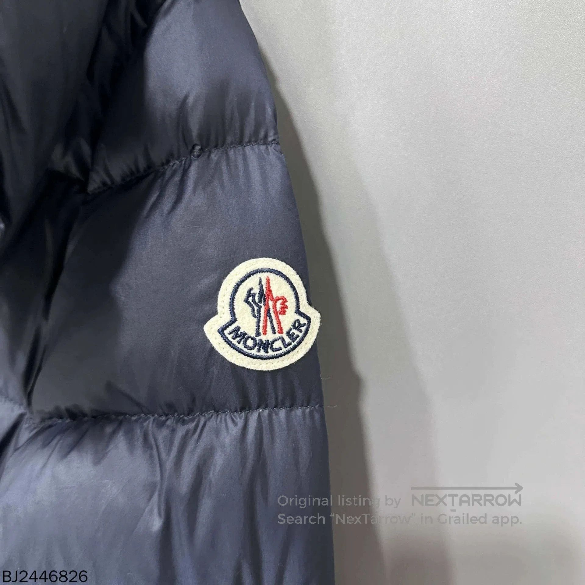 Moncler black mid-length down jacket by Moncler. Size US XXS / EU 40 - 6 Thumbnail