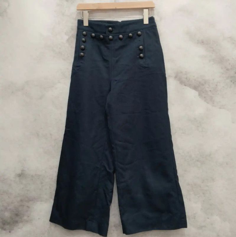 Dior Dior Women's Cotton Wide-Leg Jeans in Dark Blue 0089 Size 30" / US 8 / IT 44 - 1 Thumbnail