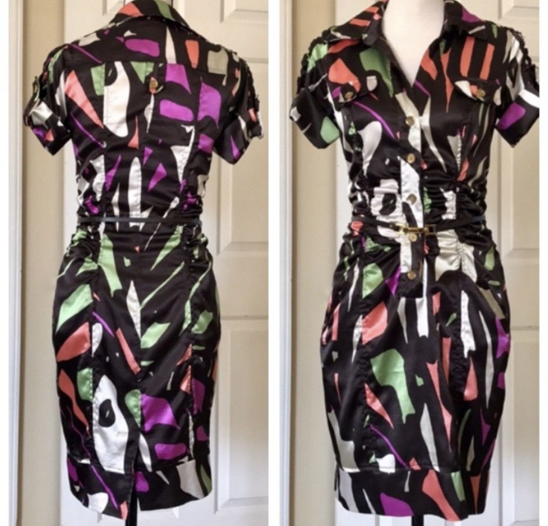 XOXO XOXO BUTTON UP DRESS WITH REMOVABLE BELT & POCKETS Size S / US 4 / IT 40 - 10 Thumbnail