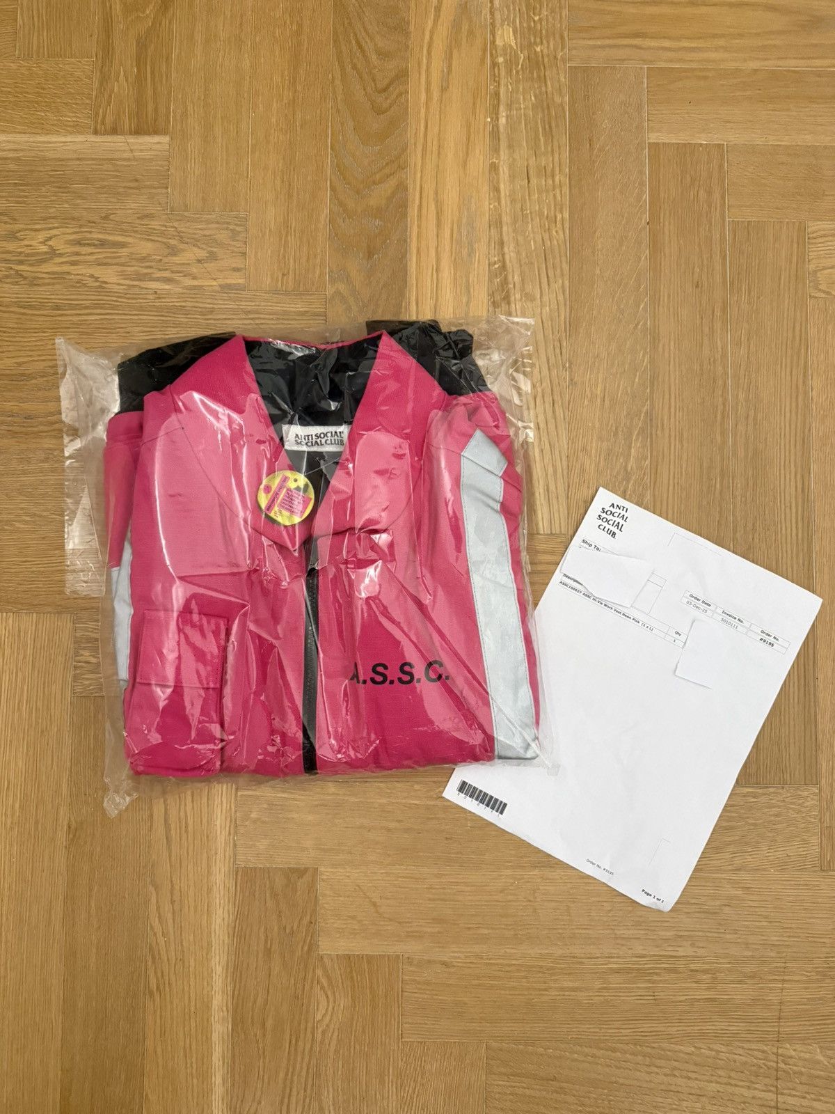 Anti Social Social Club Anti Social Social Club Hi-Vis Work Vest Size US L / EU 52-54 / 3 - 5 Thumbnail