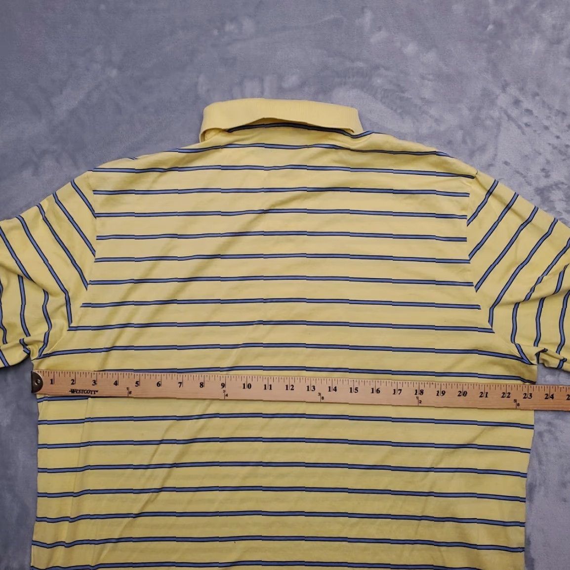 Polo Ralph Lauren Polo Ralph Lauren Shirt Mens L Yellow Striped Pima Cotton Golf Bob O Link - Polo Shirt - 100% Cotton - Short Sleeve - Button Closure - Casual Size US L / EU 52-54 / 3 - 5 Thumbnail