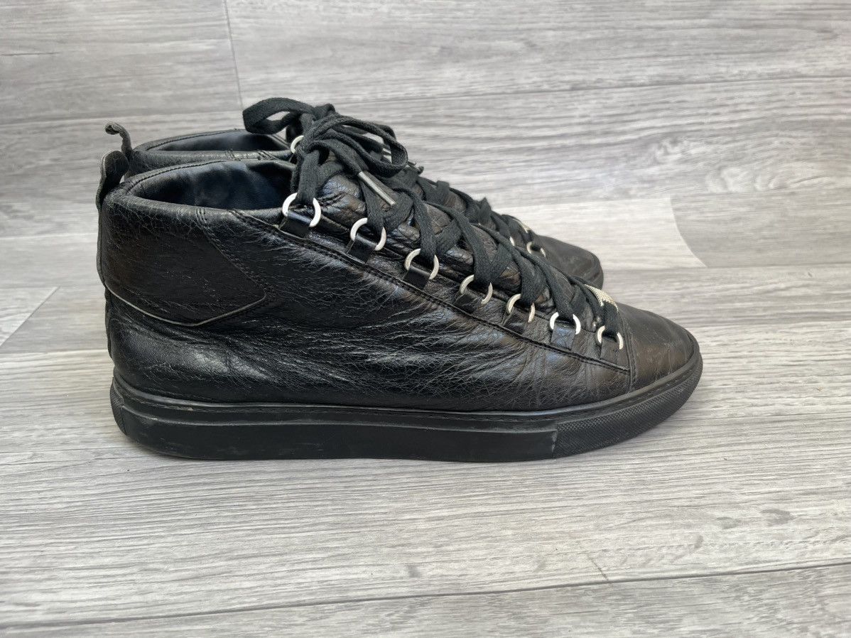 Balenciaga Balenciaga arena black hi-top sneakers sz 42 Size US 9 / EU 42 - 7 Thumbnail