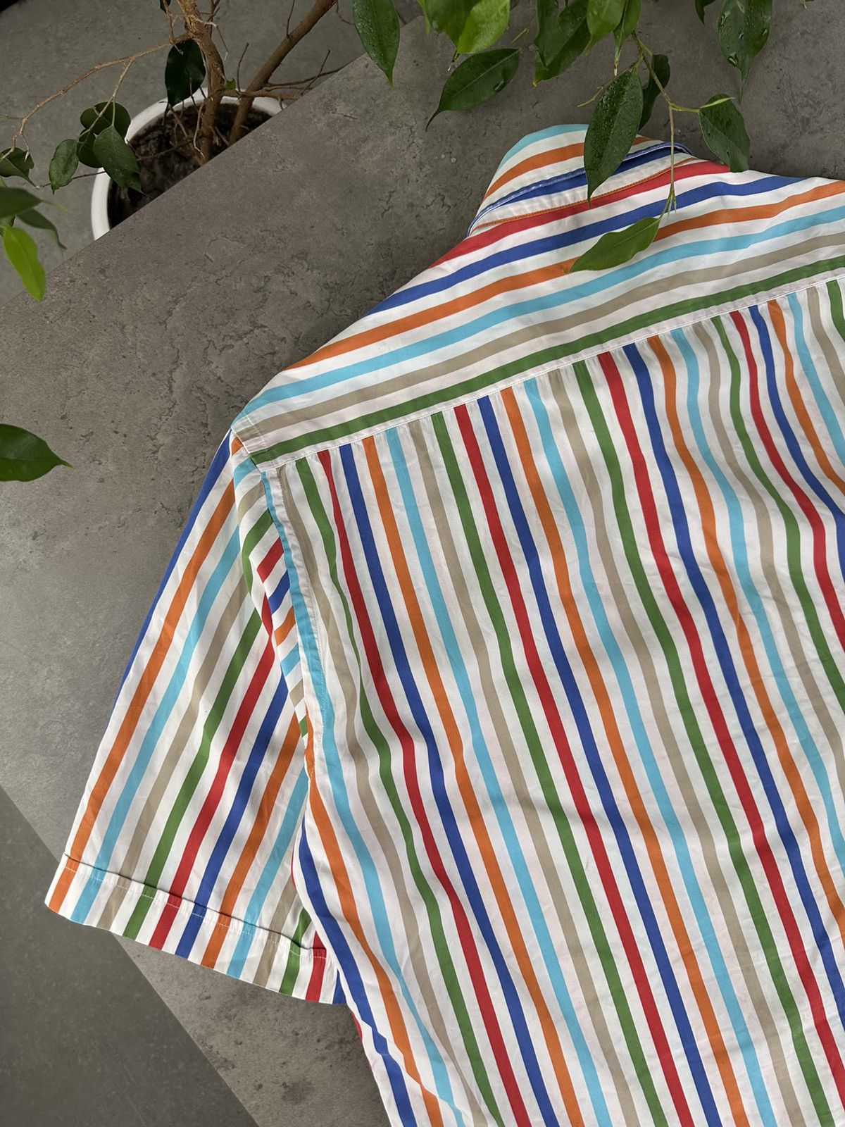 Paul & Shark Paul & Shark Stripped Shirt Short Sleeve Size US L / EU 52-54 / 3 - 12 Thumbnail