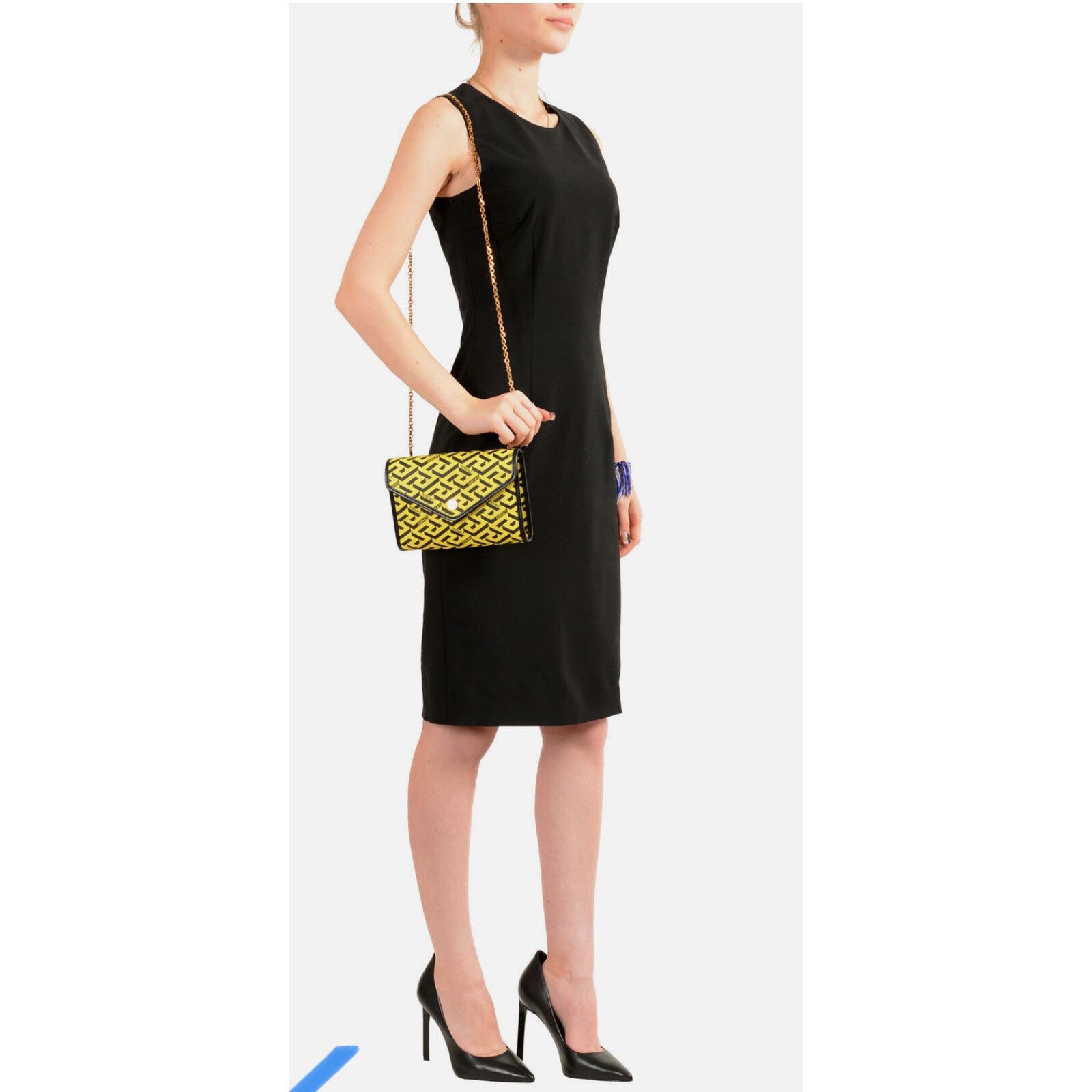 Versace Coated Canvas La Greca Signature crossbody bag Size ONE SIZE - 4 Thumbnail