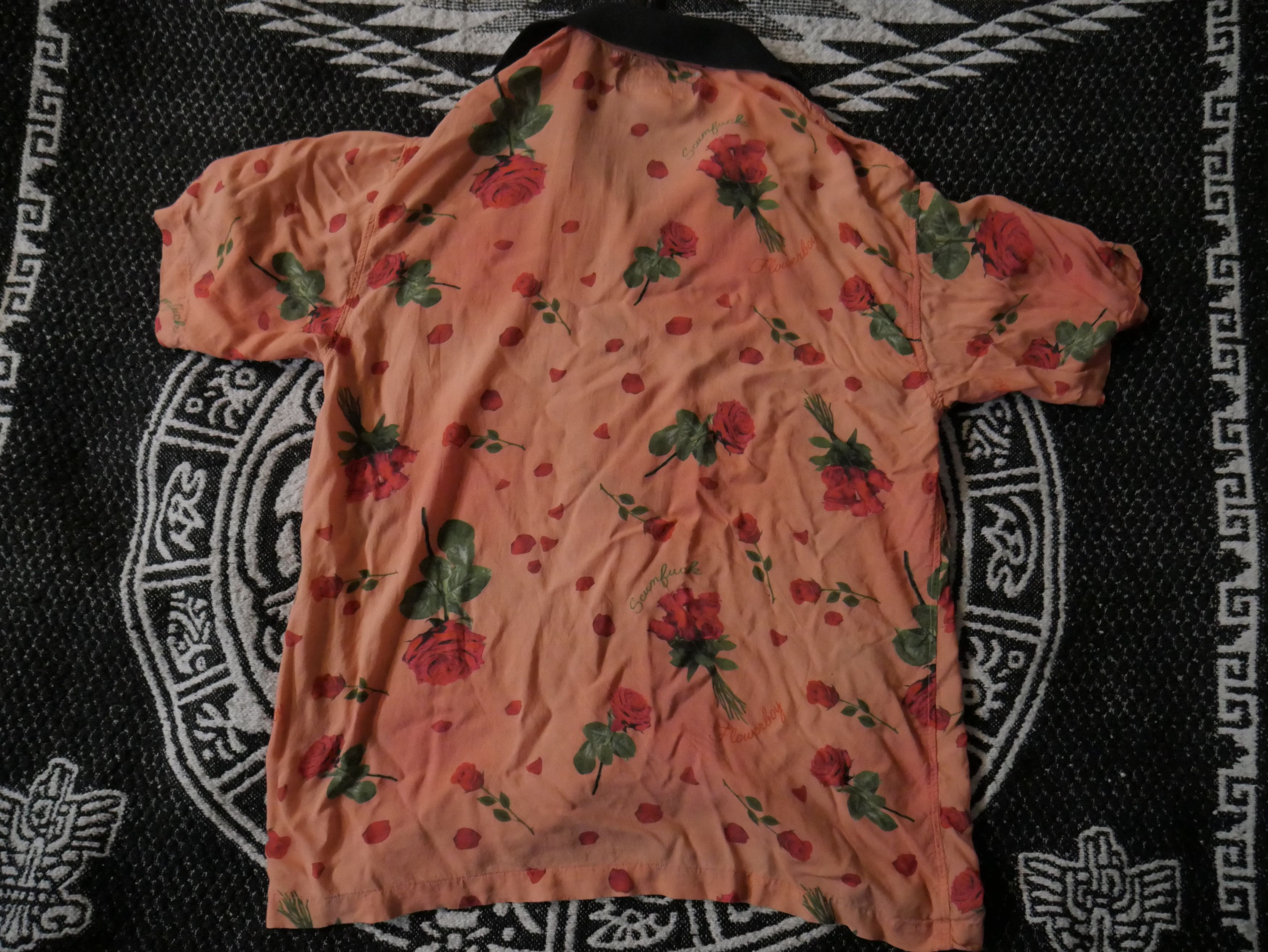 Golf Wang Golf Wang Flower Boy Button Up (Pink Rose) Size US M / EU 48-50 / 2 - 4 Thumbnail