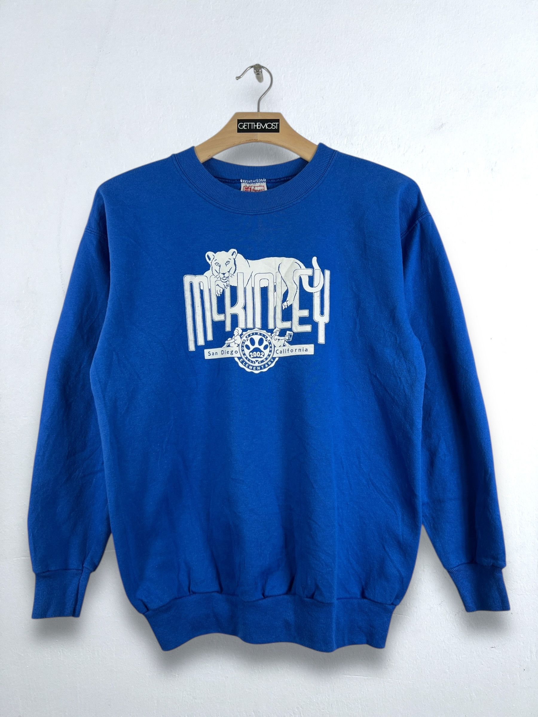 Vintage No.4884 VTG 90s McKinley Elementary Graphic Sweatshirt (S) Size US S / EU 44-46 / 1 - 1 Thumbnail