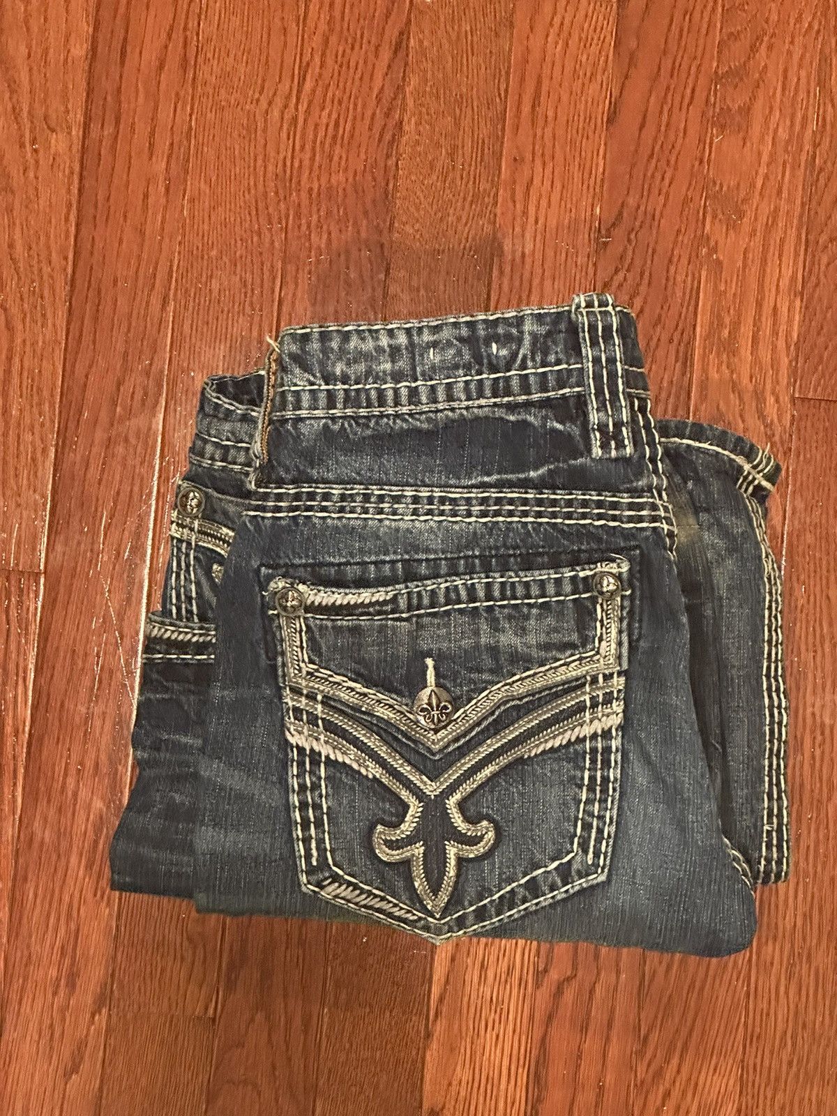 Rock Revival Rock Revival True Religion Style Loose Fit Jeans Size US 34 / EU 50 - 2 Thumbnail
