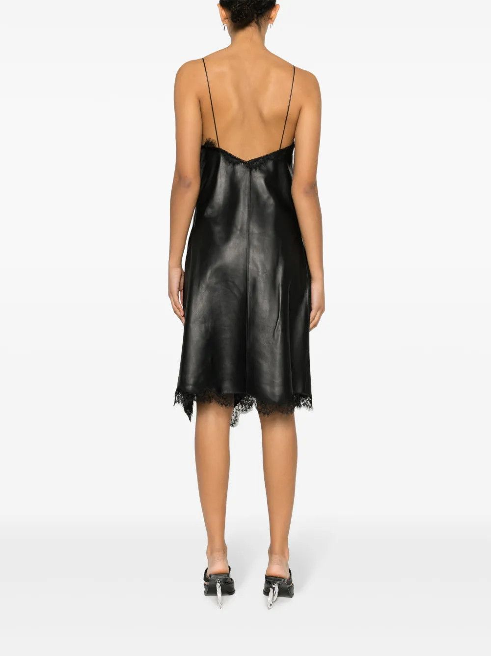 Off-White o1y1125 Midi Dress in Black Size XS / US 0-2 / IT 36-38 - 4 Thumbnail