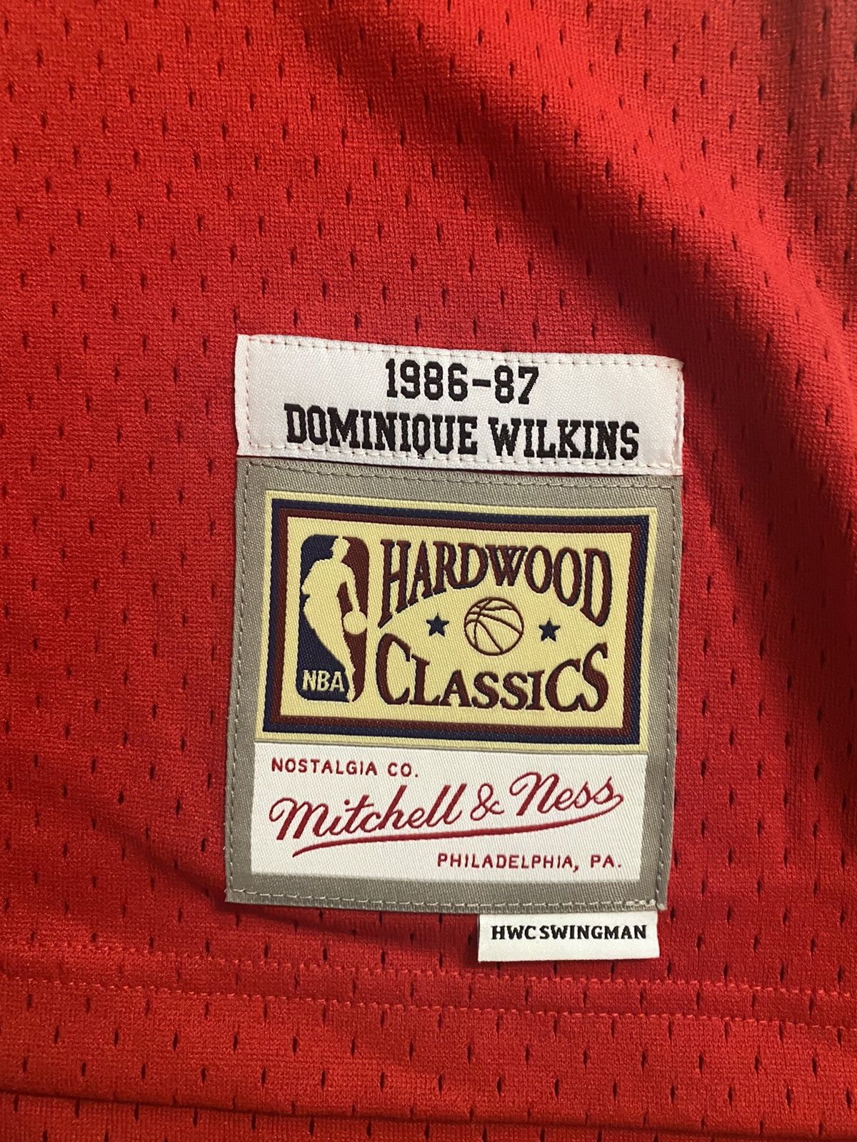 Mitchell & Ness Atlanta Hawks Dominique Wilkins Jersey! Size US XL / EU 56 / 4 - 2 Thumbnail