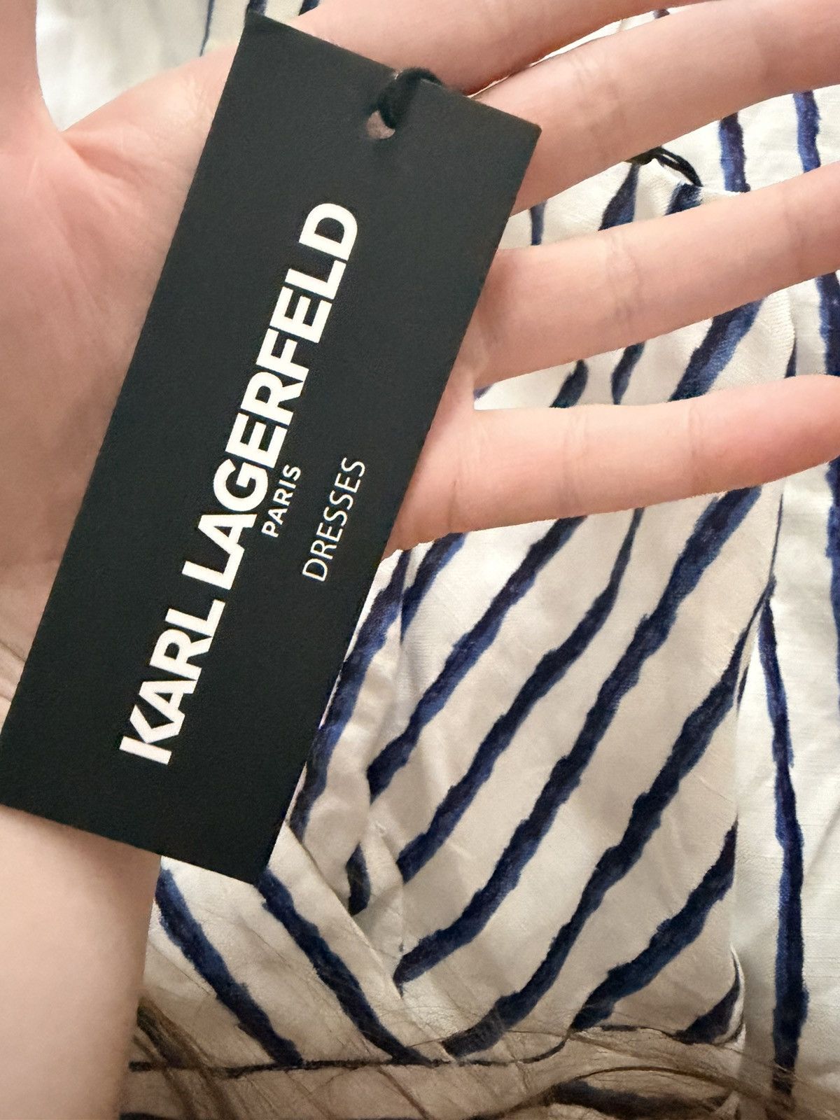 Karl Lagerfeld Linen Dress Size M / US 6-8 / IT 42-44 - 4 Thumbnail