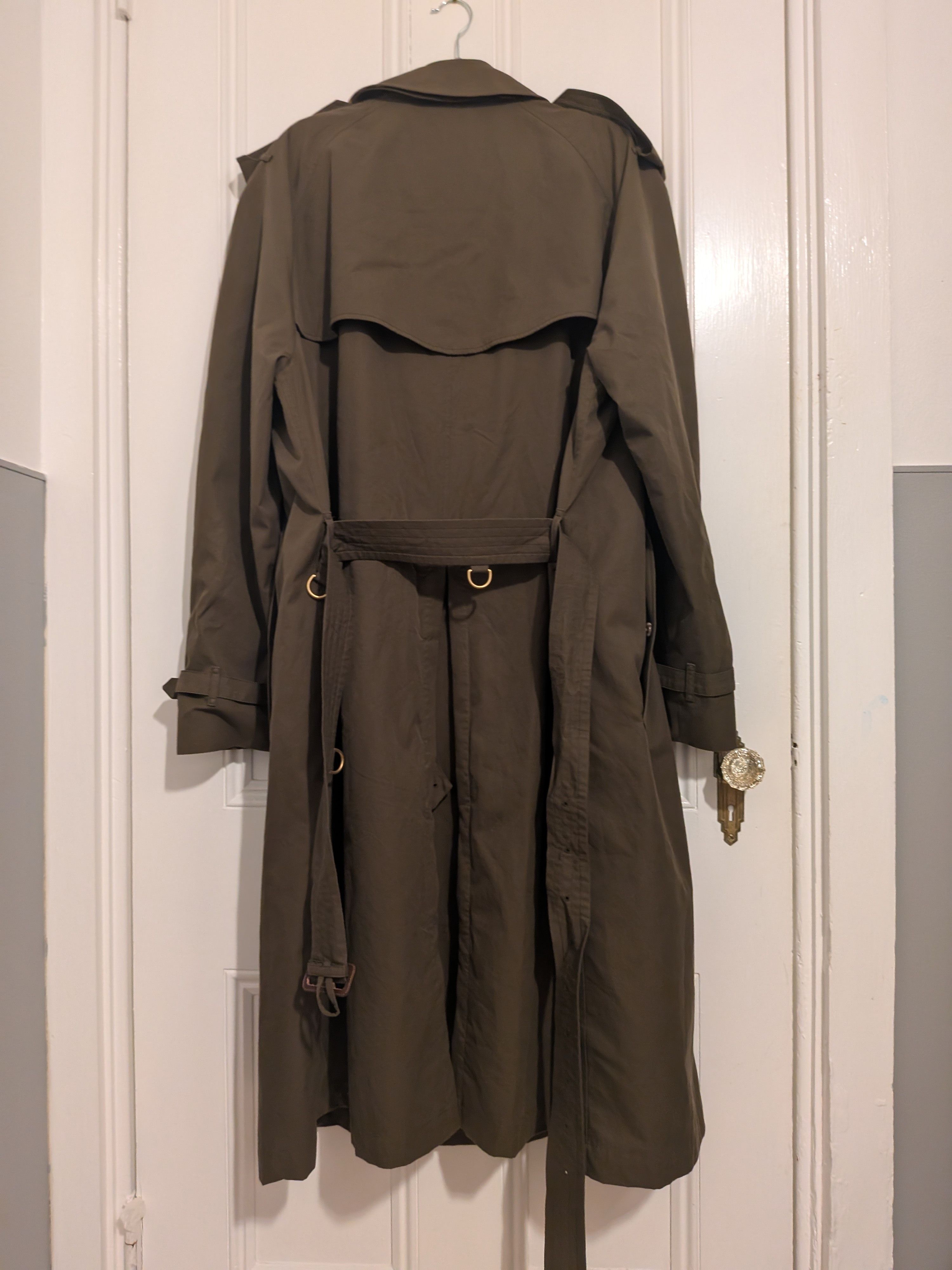 Burberry 2023 Green Burberry Westminster Trench Coat Size US XXL / EU 58 / 5 - 2 Thumbnail