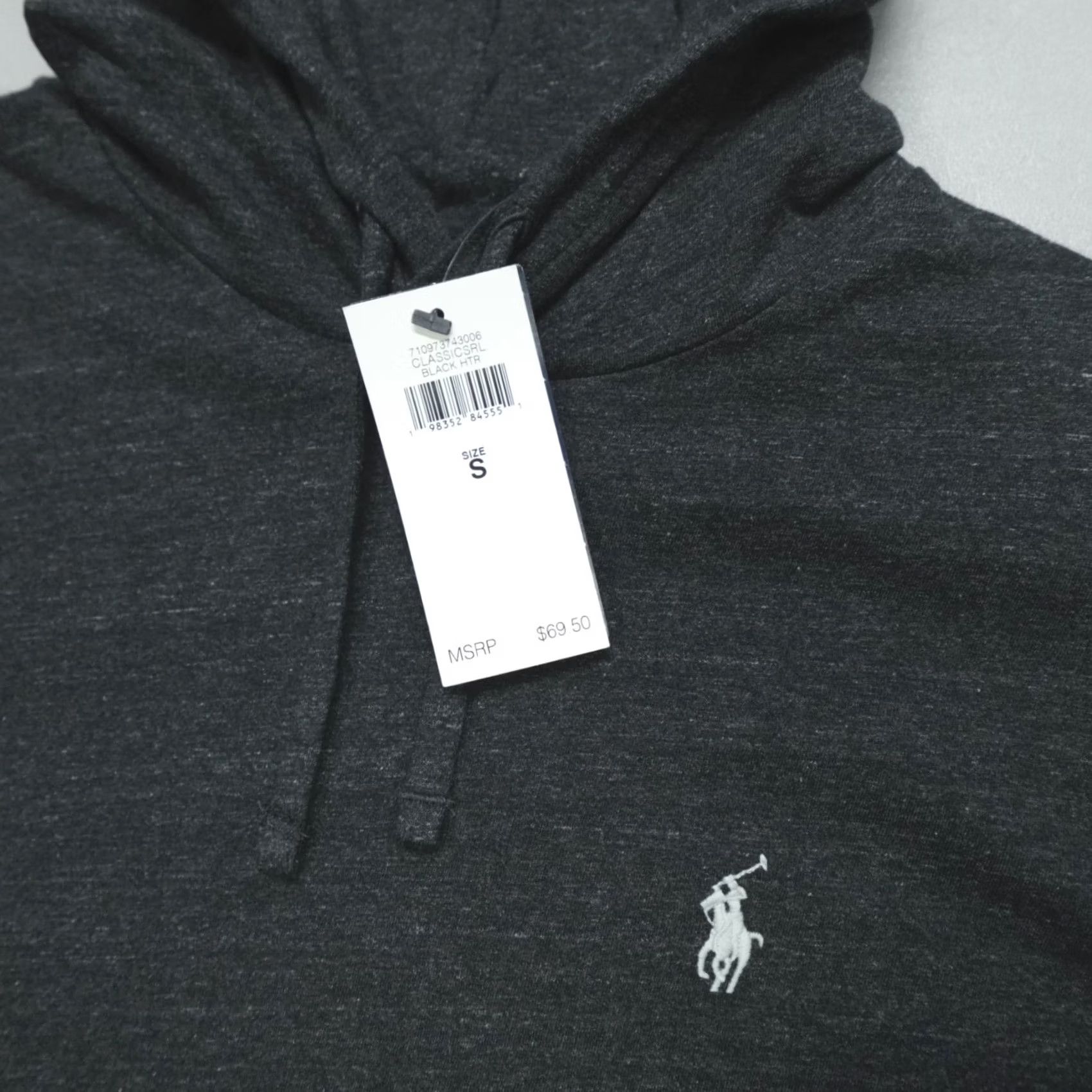 Polo Ralph Lauren Re-engineered Title: Polo Ralph Lauren Lightweight Hoodie Mens Size S Cotton Pony Logo Black Htr Size US S / EU 44-46 / 1 - 3 Thumbnail