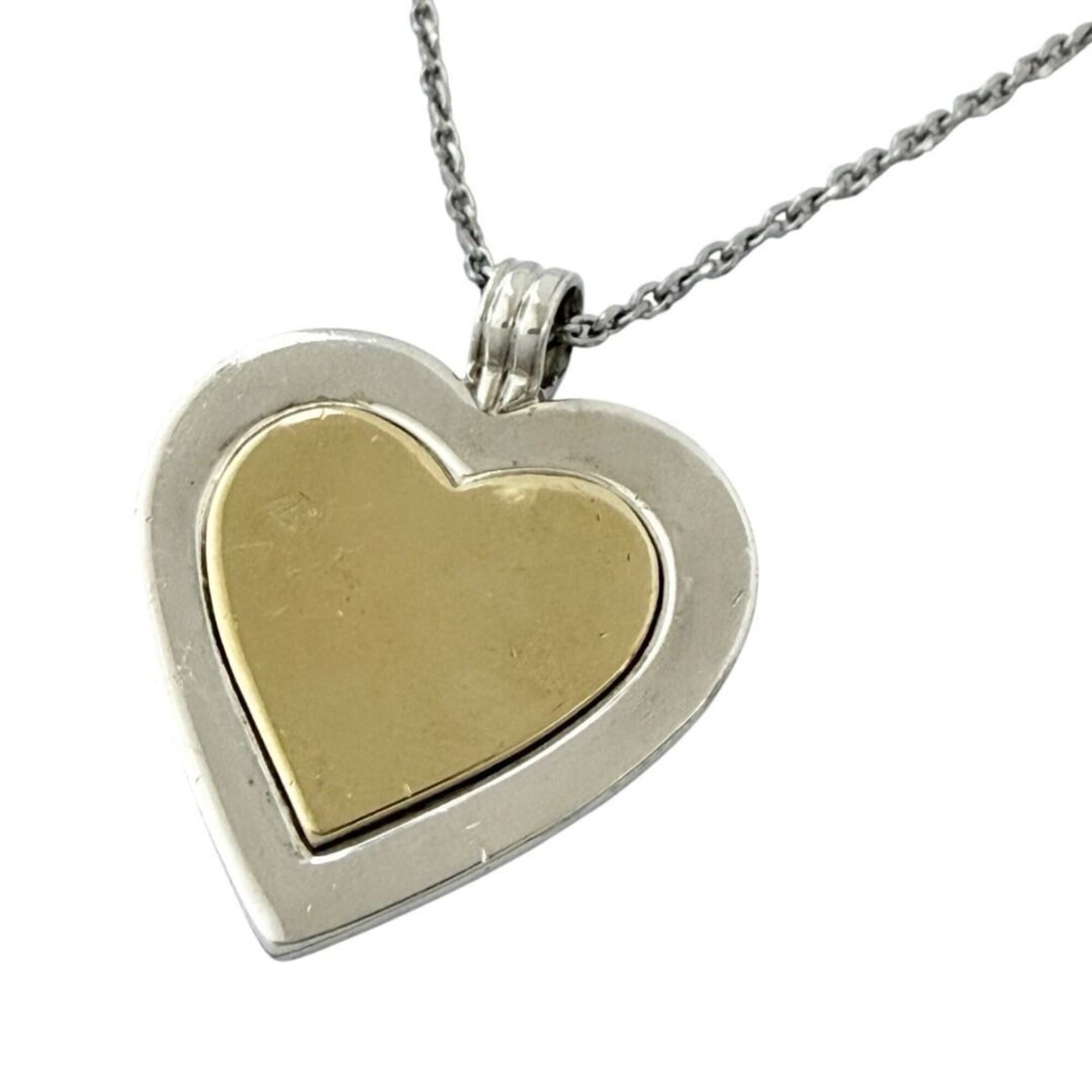 Tiffany & Co. Tiffany & Co. pendant necklace, heart design, gold, with aftermarket metal chain. Size ONE SIZE - 1 Thumbnail