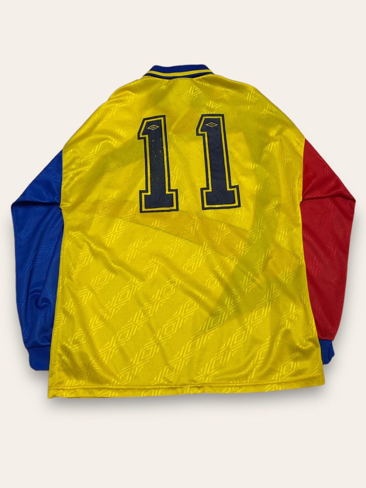 Umbro 90s Vintage UMBRO Longsleeve Jersey Blokecore N11 Size US M / EU 48-50 / 2 - 5 Thumbnail
