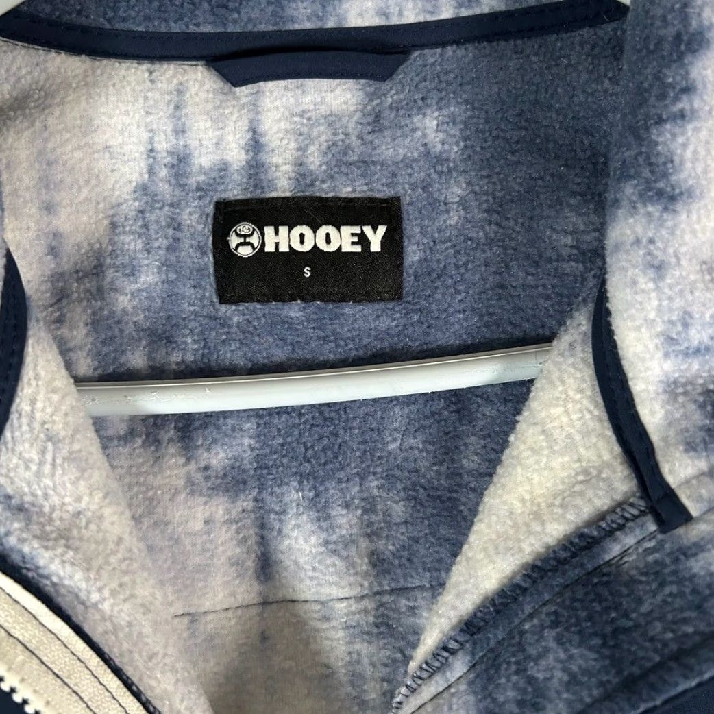 Vintage VINTAGE Hooey Women Tie Dye Fleece Zip Up Jacket Blue White Size S Size S / US 4 / IT 40 - 2 Thumbnail