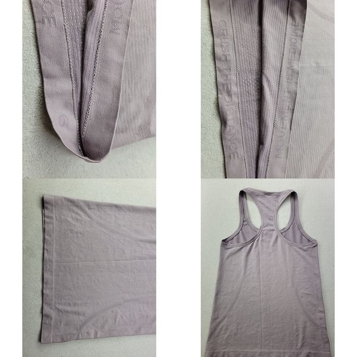 Lululemon Women Power Y Green Reversible Tank Size 8 Run Yoga SOLD AS IS