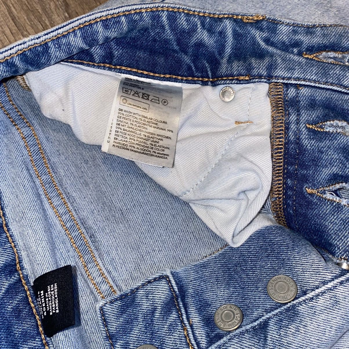 H&M H&M Skinny Jeans In Light Blue Size US 30 / EU 46 - 4 Thumbnail
