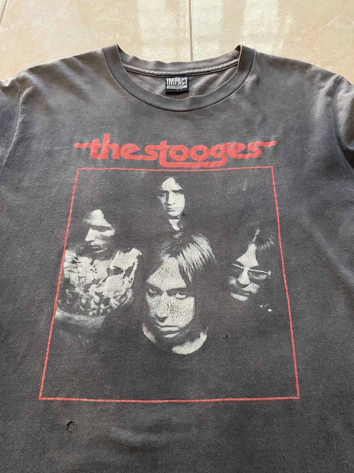 Vintage The Stooges Rock Band Tee Punk Rock Vintage 9's Size US S / EU 44-46 / 1 - 1 Thumbnail