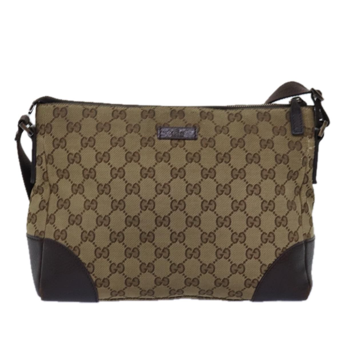 Gucci Gg Canvas Beige Canvas Shoulder Bag (Pre-Owned) Size ONE SIZE - 1 Thumbnail