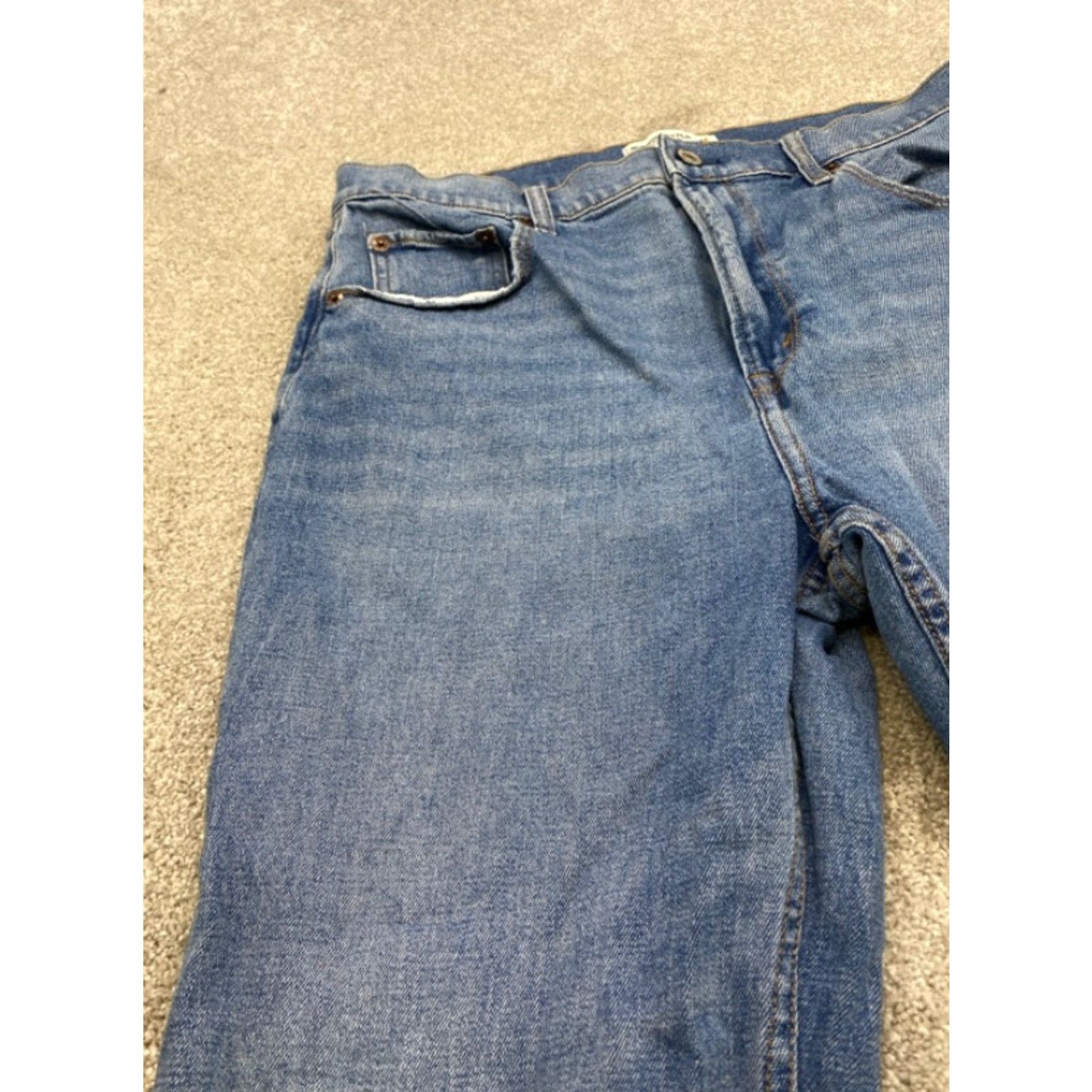 Abercrombie & Fitch Abercrombie & Fitch Jeans Womens 32x24 Blue Denim Ankle Straight Ultra High Rise Jeans Size 24" / US 00 / IT 34 - 4 Thumbnail