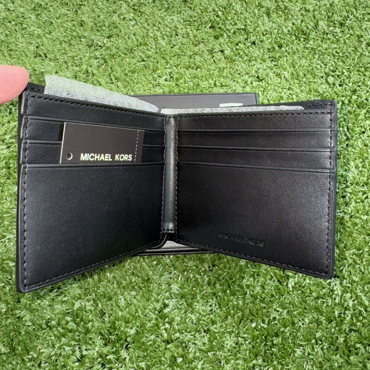 Michael Kors × Vintage Michael Kors Black Jet Set Leather Bi-Fold (Billfold) Wallet Size ONE SIZE - 2 Thumbnail