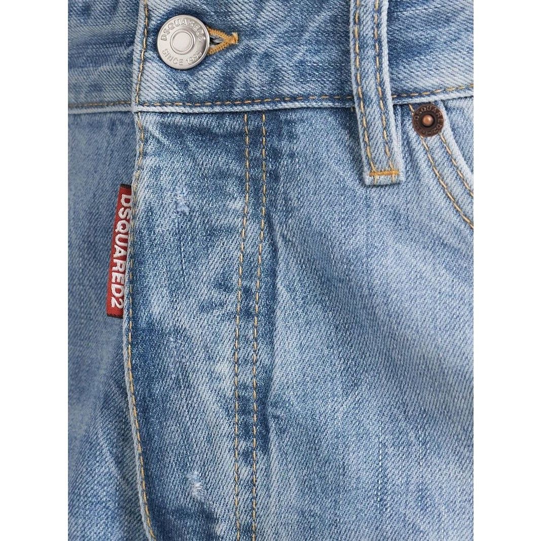 Dsquared2 DSQUARED2 Teddy Blue Denim Jeans New & Authentic (Men's size Size US 34 / EU 50 - 3 Thumbnail