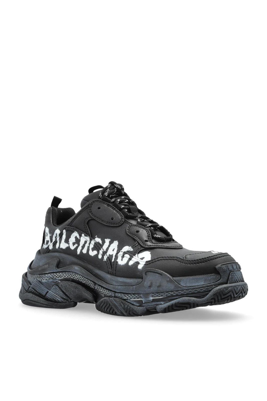 BALENCIAGA Triple S B/W Women's Sneakers New Authentic