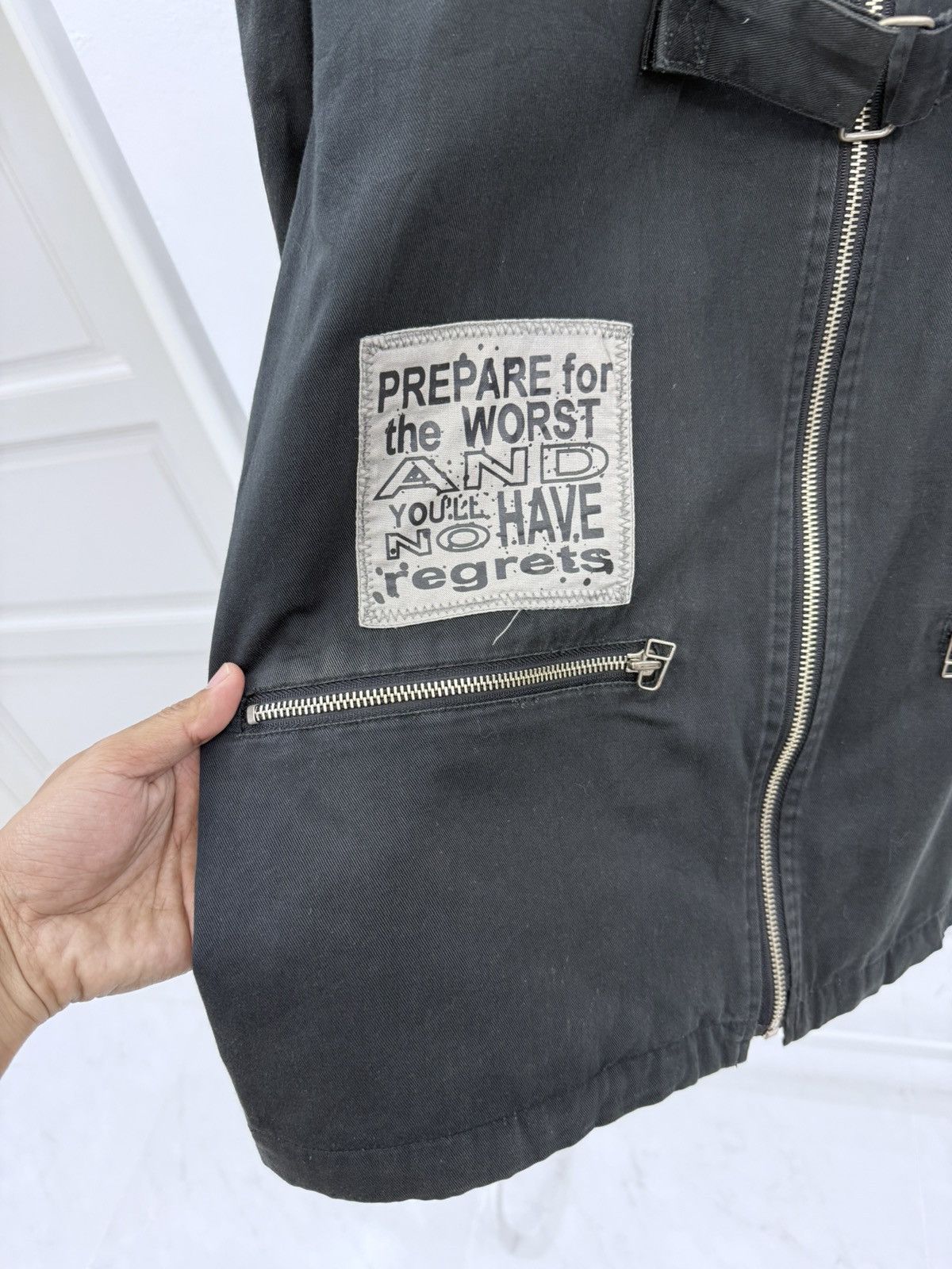 Seditionaries Vintage SLASH NUMBER Multizip Seditionaries Bondage Jacket Size US L / EU 52-54 / 3 - 5 Thumbnail