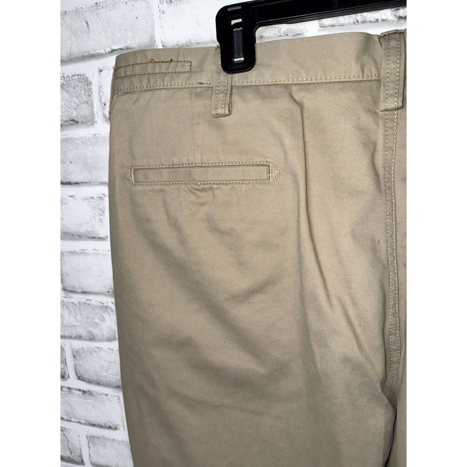 Haggar Life Haggar Chino Pants Striped Beige 40x30 NWT Slim Straight Men's Trousers Size US 40 / EU 56 - 6 Thumbnail