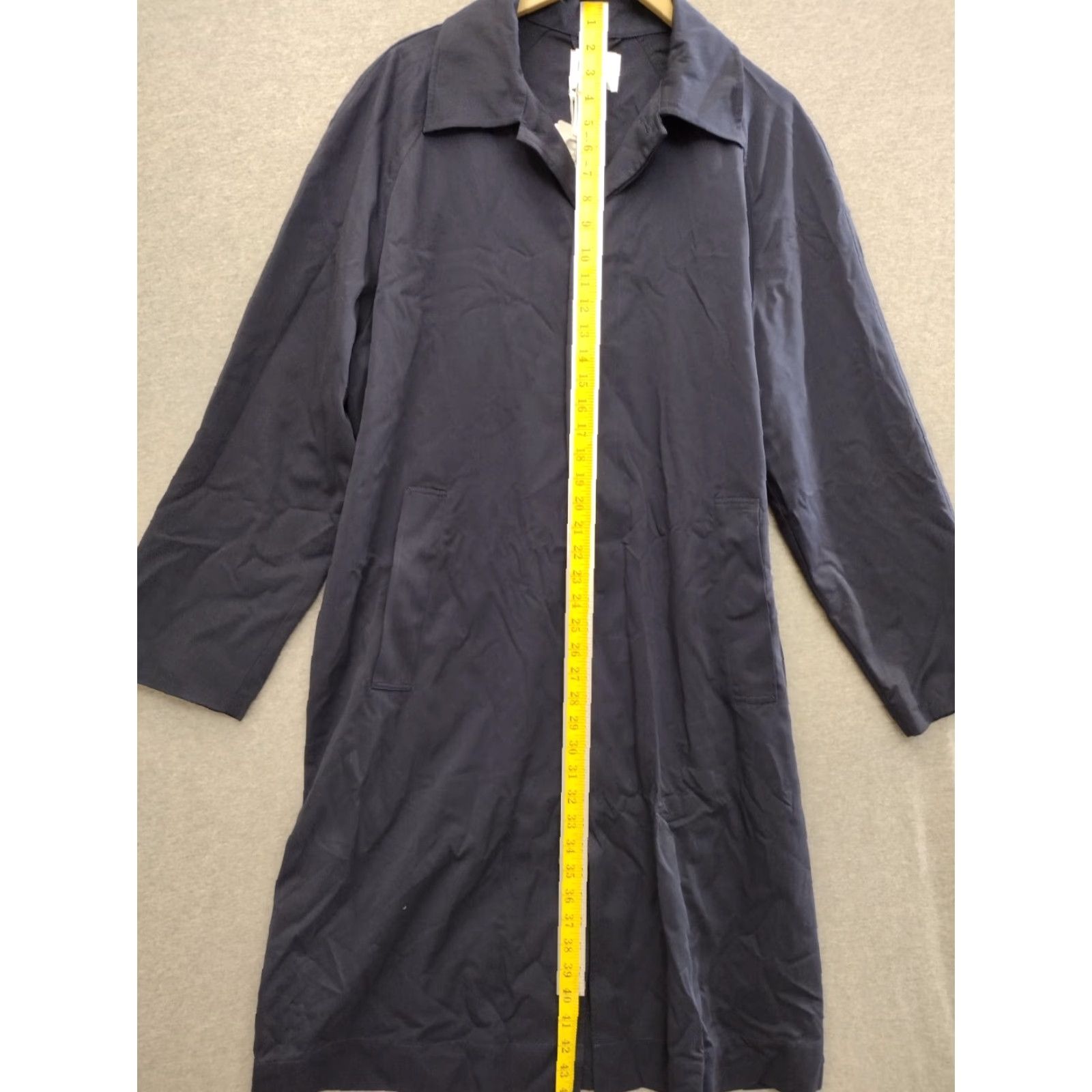 Vintage Stylus X LaDarius Campbell Lightweight Trench Coat Adult M Blue Pockets Buttons Shirt Coat Men Regular M Blue Fashion Rain 90s? Size US M / EU 48-50 / 2 - 4 Thumbnail