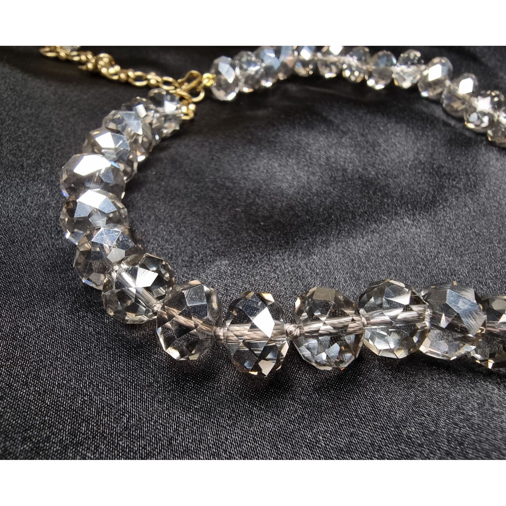 Vintage Heidi Daus Statement Necklace With Clear Crystal Accents & G Size ONE SIZE - 6 Thumbnail