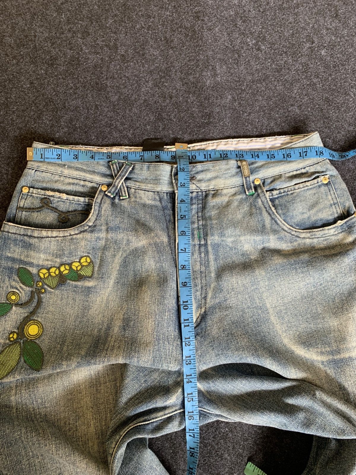 Japanese Brand LnG Roots Wide Baggy Jeans – 90s Hip Hop Style Size US 36 / EU 52 - 6 Thumbnail