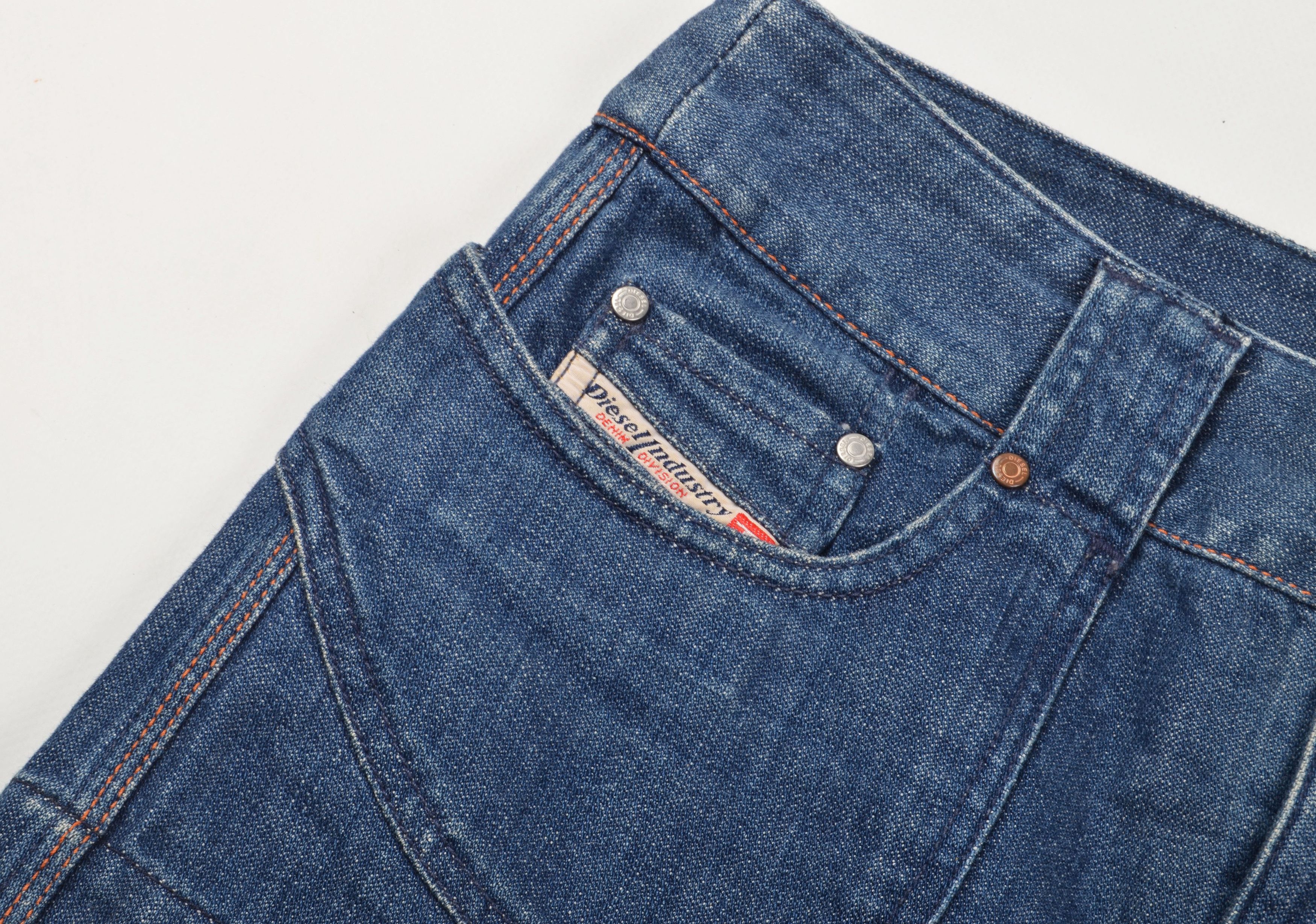 Diesel Vintage Diesel Y2K Denim Grunge Mini Skirt Size 30" / US 8 / IT 44 - 3 Thumbnail
